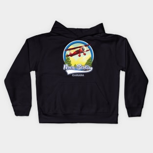 Nova Scotia bi plane Kids Hoodie